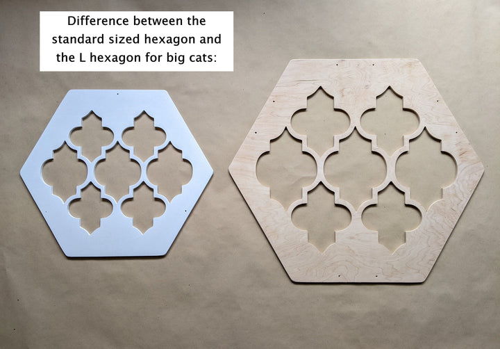 Huge Hexagons for Big cats, Cat tree, Cat shelves, Cat furniture, Pet furniture, Cat shelf, Cat wall shelves, Wall mounted cat bed, breeds