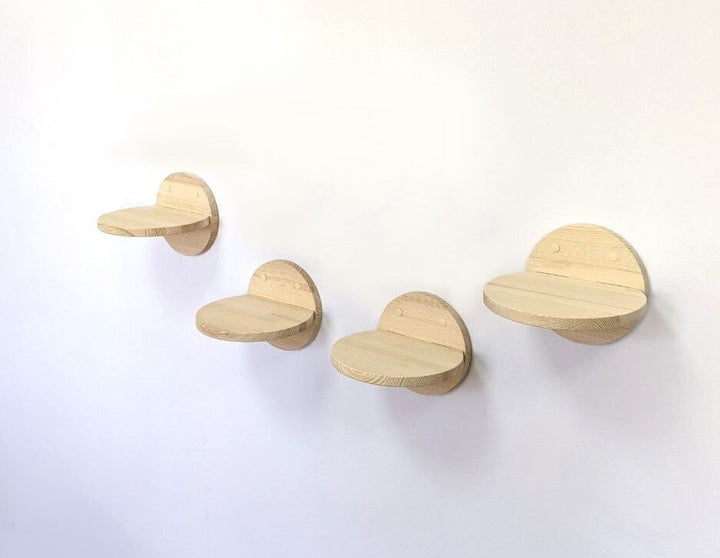 Cats Round L sized Steps for Walls, Cat steps for wall, Cat wall steps, Cat climbing wall, Cat shelves, Cat wall furniture